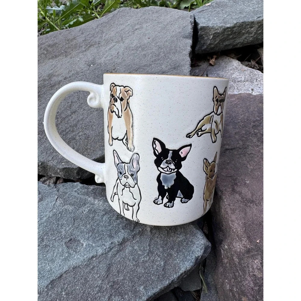 Spectrum Designz Love My Boston Terrier French Bulldog‎ Dog Mug 21oz